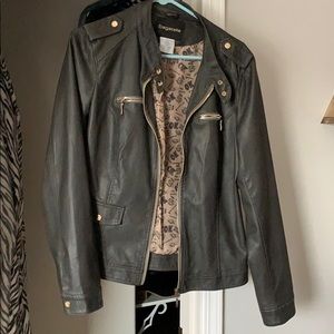 Vegan leather jacket
